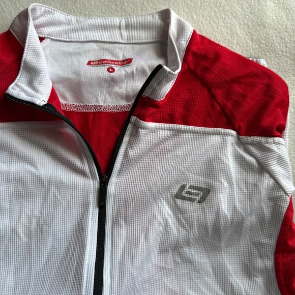 Bellwether Men's Technical Cycling Jersey Zip Black White Red Size XL NWT Elite - Picture 4 of 5